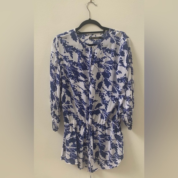 SZ SP Vix Paula Hermanny Blue/White Cover-Up - Picture 3 of 11